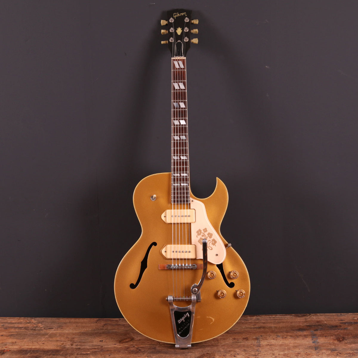 1990 Gibson ES-295 Reissue, Bullion Gold