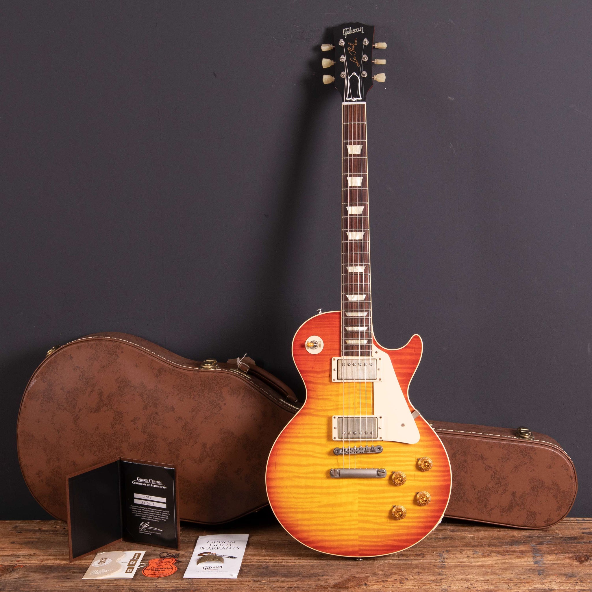 2016 Gibson Custom '58 Reissue Les Paul Standard Historic, Sunburst