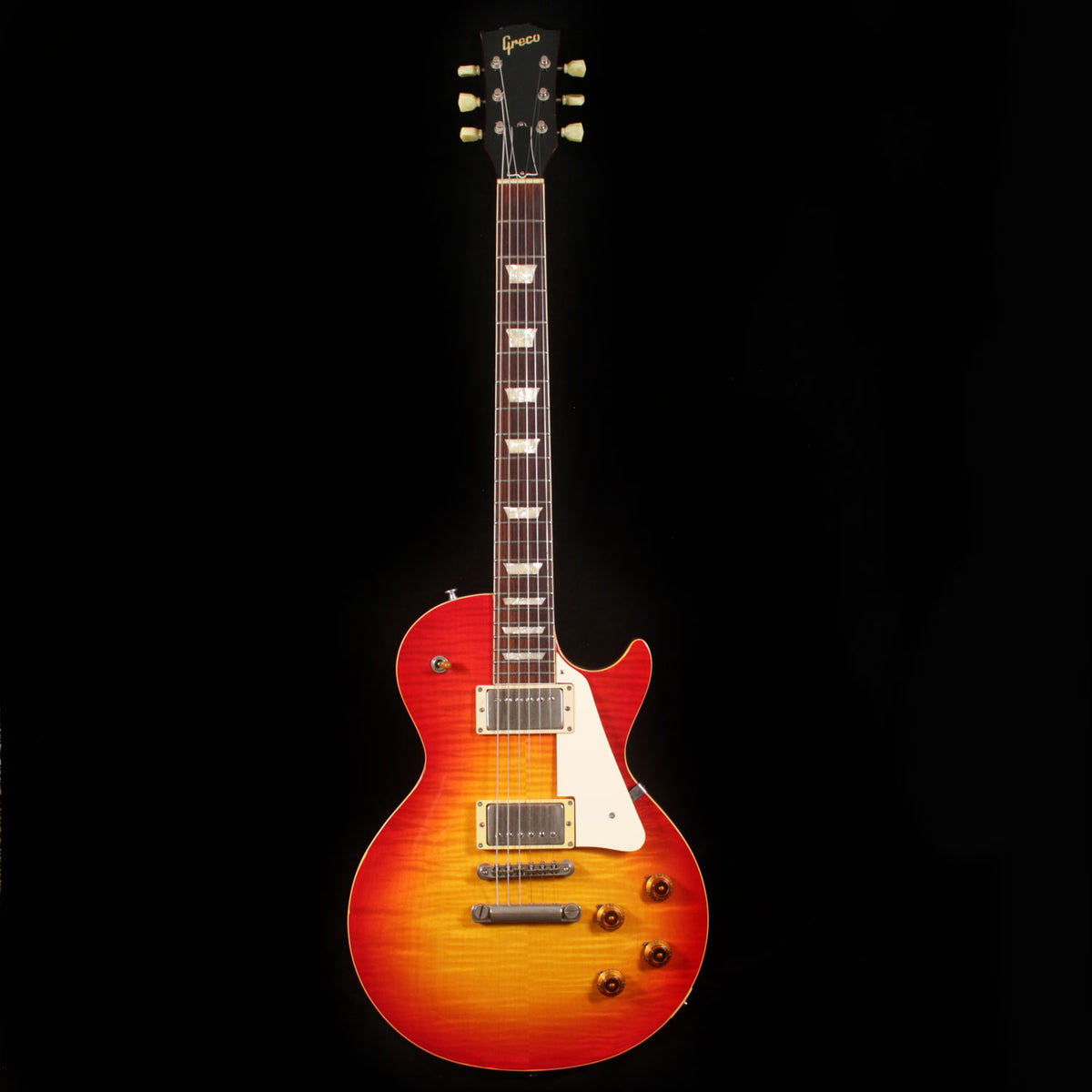 1989 Greco EG-59 LP Standard, Cherry Sunburst – Vintage 'n' Rare Guitars